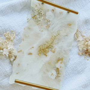 “Marigold” Large Decorative Vanity Serving Tray