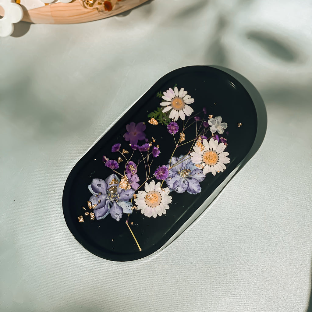 “Nightbloom” Home Decor Vanity Tray
